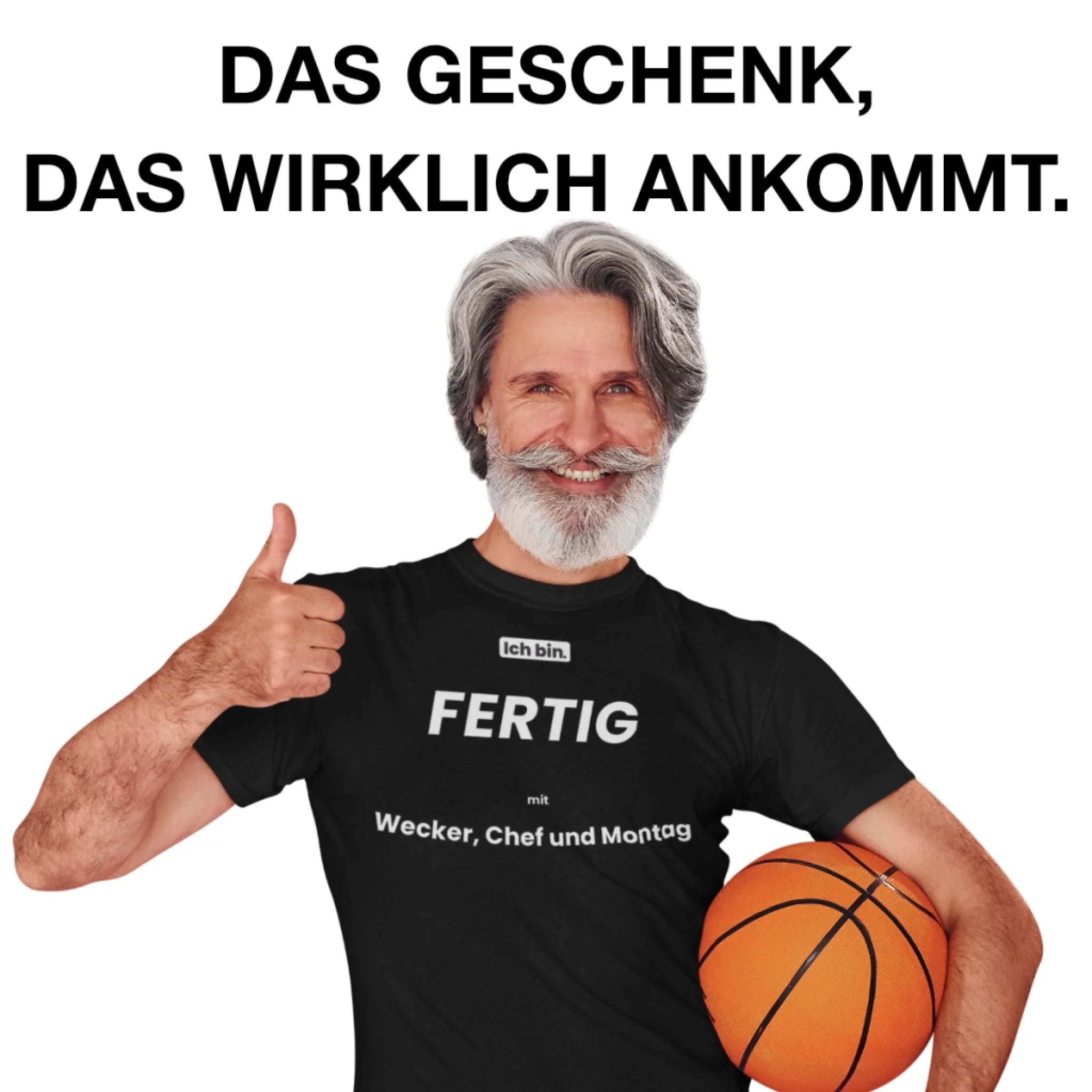 Ich bin. FERTIG mit Wecker, Chef und Montag Mo